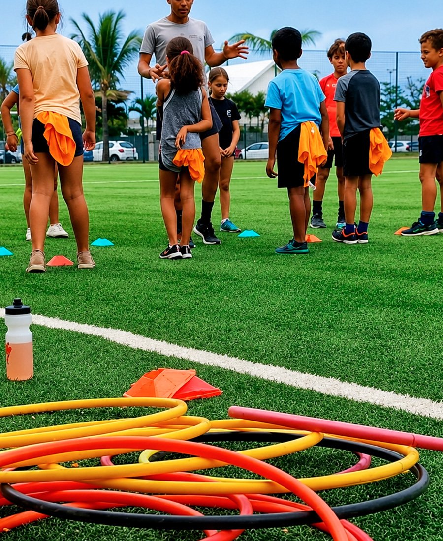 Groupe d'enfants participant à Mercredi Sport